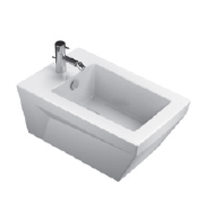 55 New Wall-hung bidet 1 tap hole