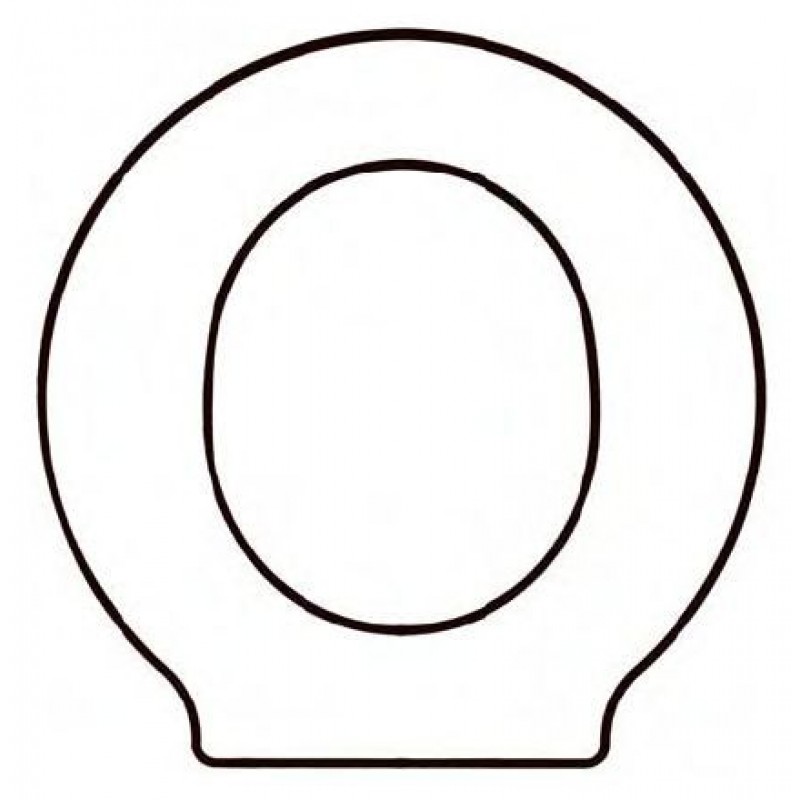 Duravit - STARK 1 Solid Wood Replacement Toilet Seat 