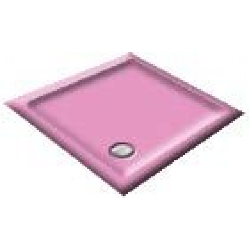 900x900x50mm Flamingo Pink Square Shower Trays