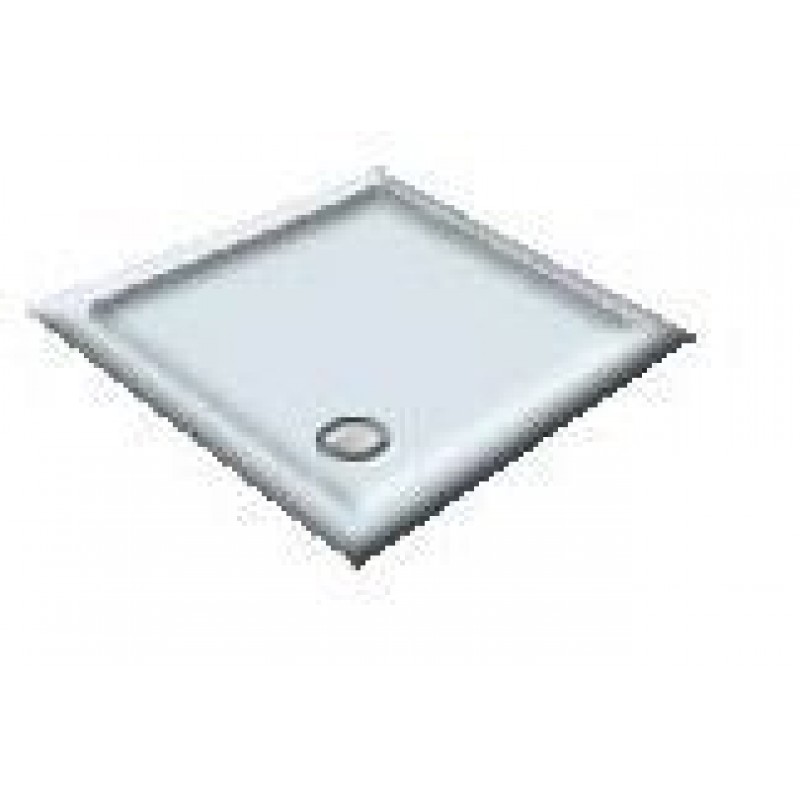 1200 Whisper Blue Offset Pentagon Shower Trays