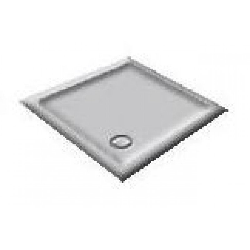 1200 Whisper Grey Offset Pentagon Shower Trays