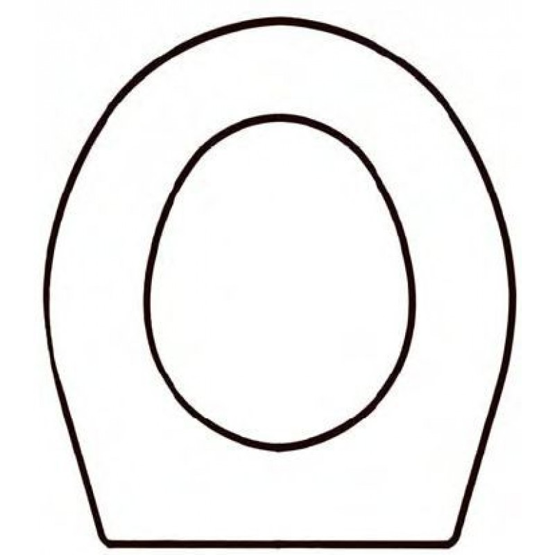 OLYMPIAN Solid Wood Replacement Toilet Seats
