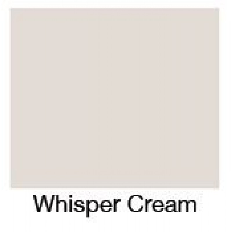 Whisper Cream Bath Panel - Front panel