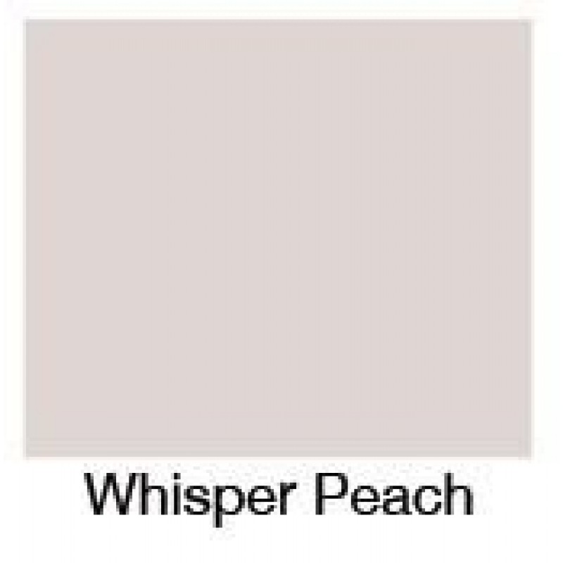 Whisper Peach Bath Panel - Front panel