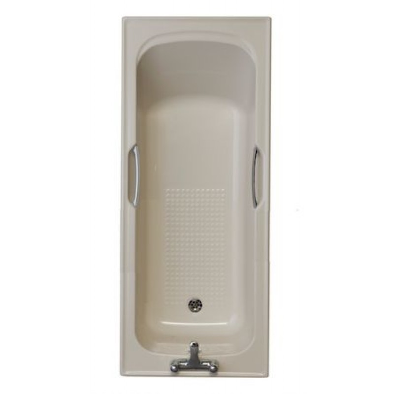 CHAMPAGNE / 2 TAPHOLE TWINGRIP BATH 1675x700