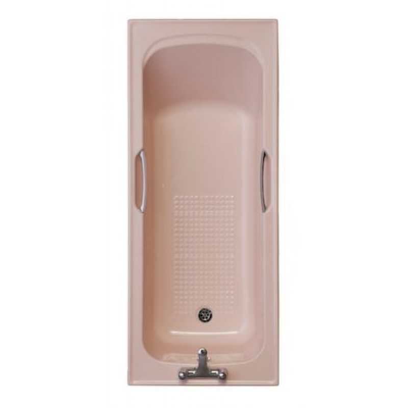 PEACH / 2 TAPHOLE TWINGRIP BATH 1675x700