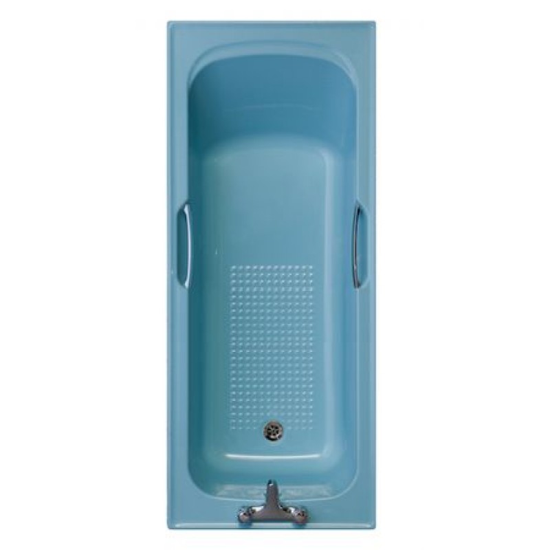 SKY BLUE / 2 TAPHOLE TWINGRIP BATH 1675x700