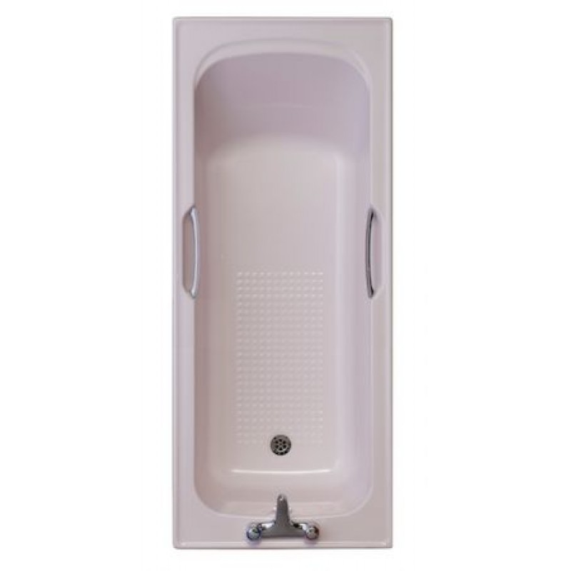 WHISPHER PINK / 2 TAPHOLE TWINGRIP BATH 1700x700