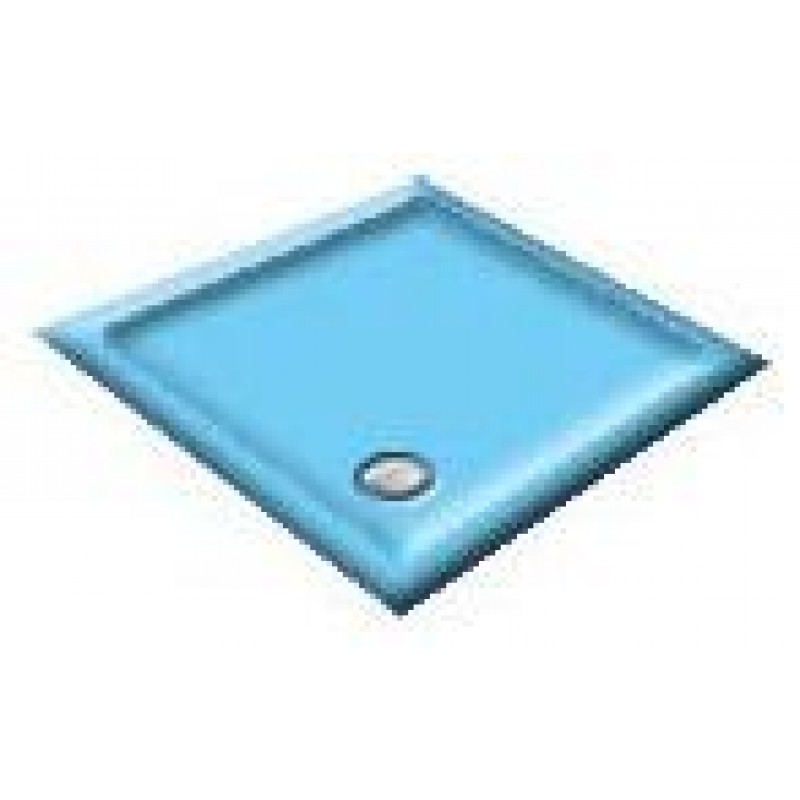 900 Pacific Blue Pentagon Shower Trays