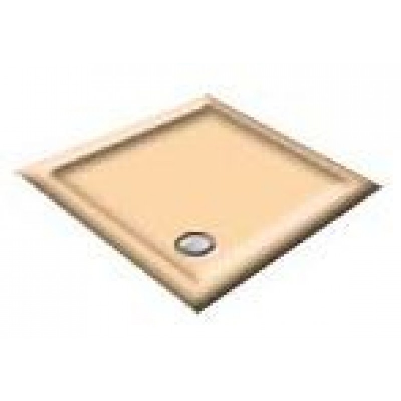 900x800 Almond Offset Quadrant Shower Trays