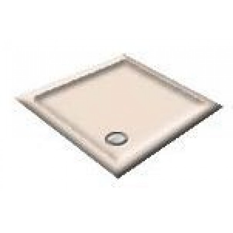 900x760 Coral Pink  Offset Quadrant Shower Trays