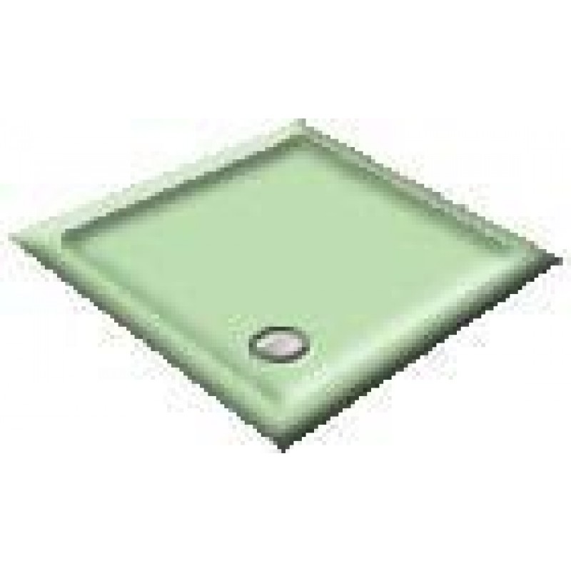 1400 Light Green Offset Pentagon Shower Trays