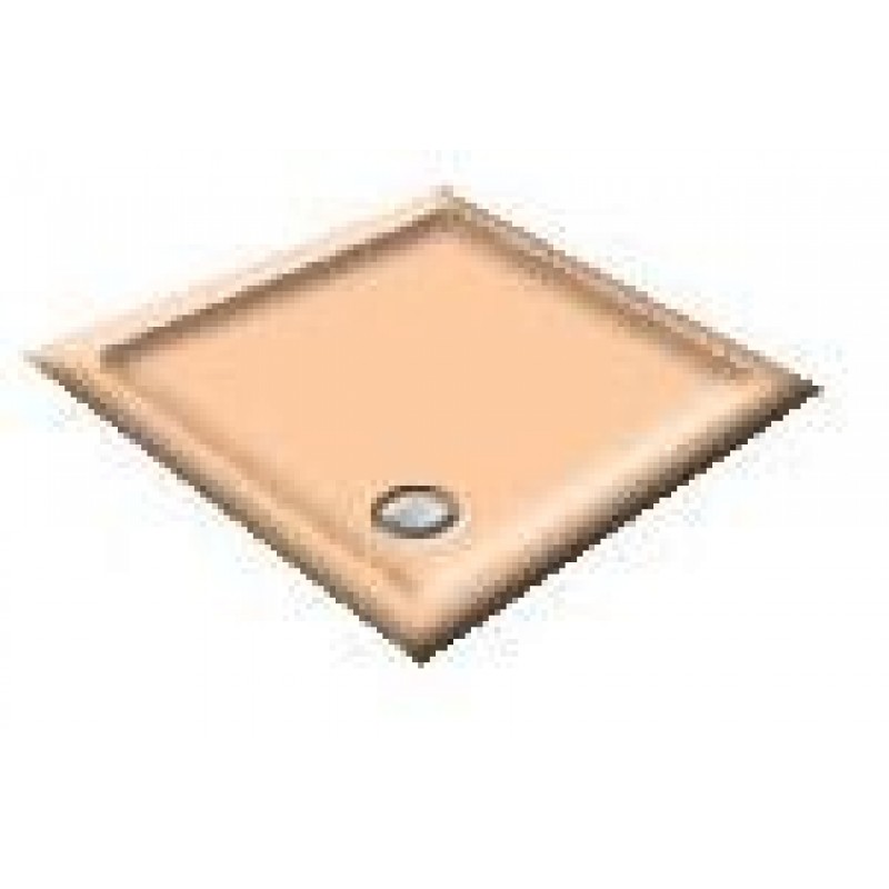 1200 Peach Melba Offset Pentagon Shower Trays