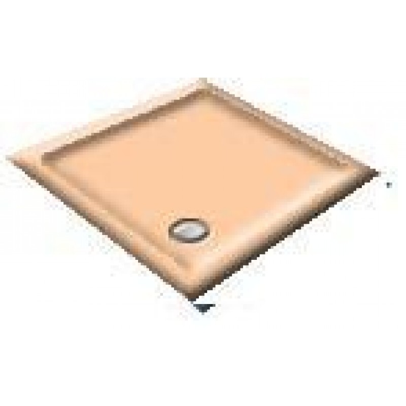 900X760 Peach Offset Quadrant Shower Trays