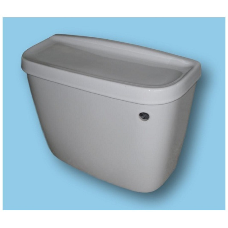Old English White WC TOILET CISTERN 450mm close coupled model (lever flush)