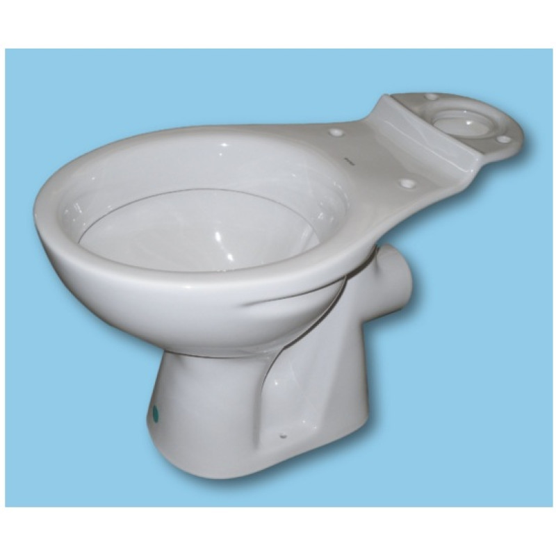 Sky Blue WC TOILET PAN close coupled model (No Seat)