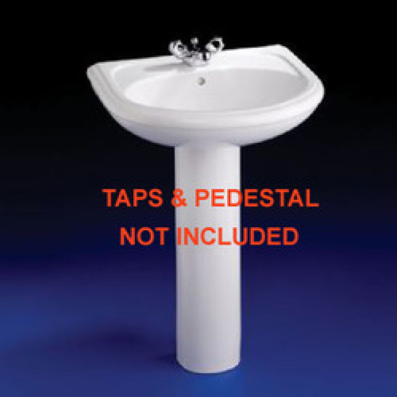 Camargue 560 Basin 1 Tapholes - Soft Cream