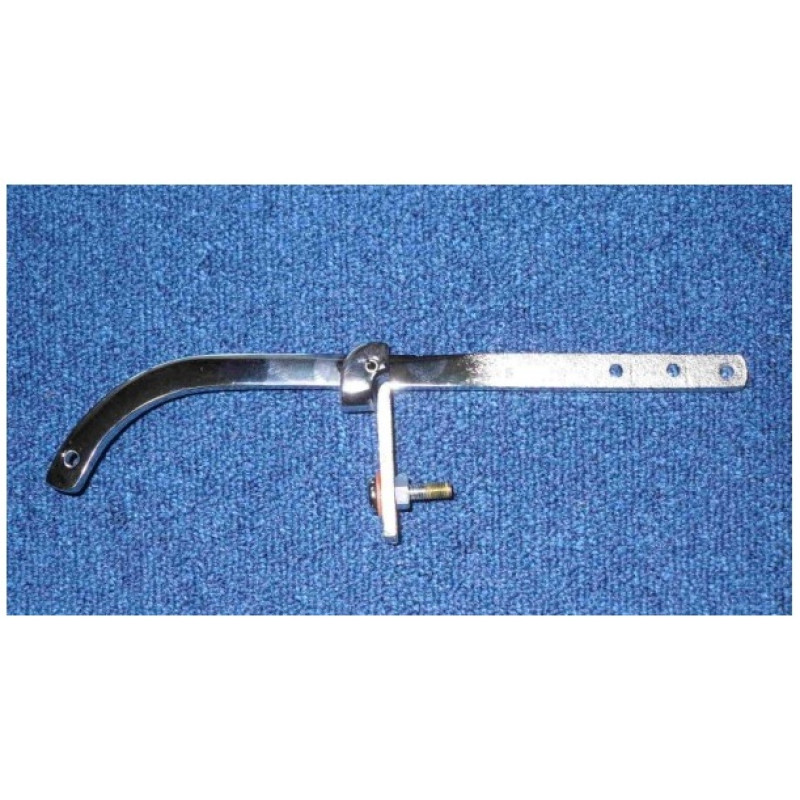 Chain pull lever arm & fulcrum bracket for high level cisterns - Chrome