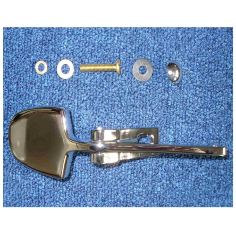 Spring Bathrooms (Fordhams) WC side toilet cistern lever ( side cut out mounting ) - Chrome