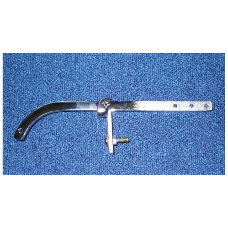 Doulton Chain pull lever arm & fulcrum bracket for high level cisterns - Chrome