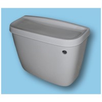 Burgundy WC TOILET CISTERN 450mm close coupled model (lever flush)