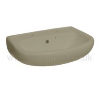 Caspero 550x480 Basin 2 tapholes - Avocado