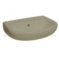 Caspero 550x480 Basin 2 tapholes - Burgundy