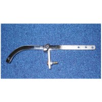 Qualitas Chain pull lever arm & fulcrum bracket for high level cisterns - Chrome