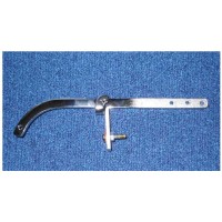 Trent Chain pull lever arm & fulcrum bracket for high level cisterns - Chrome