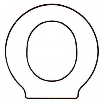 Duravit - STARK 1 Solid Wood Replacement Toilet Seat 