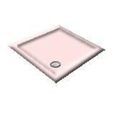 1400 Whisper Pink Offset Pentagon Shower Trays