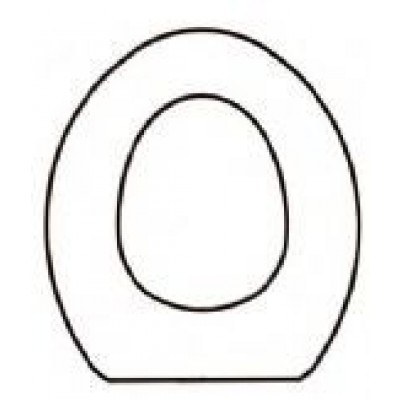 RYLAND Solid Wood Replacement Toilet Seats
