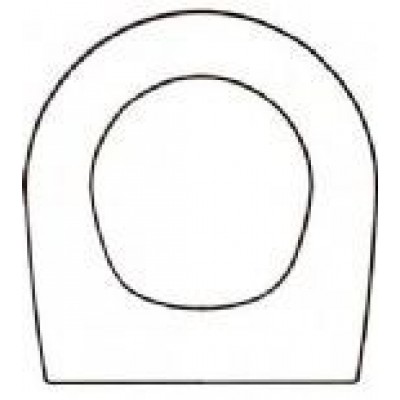 WHITE Solid Wood Replacement Toilet Seats