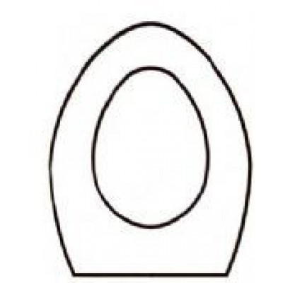Meridian 1 Solid Wood Replacement Toilet Seat Style 1