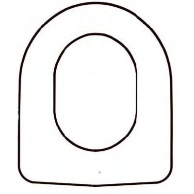 Duravit - STARK 2 WALL Solid Wood Replacement Toilet Seats