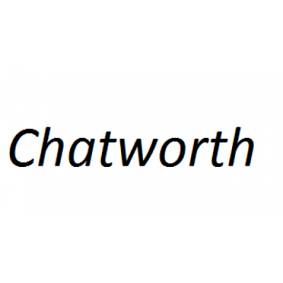 Chatsworth Victorian Ropework Replacement Flush Handle - Chrome Finish.