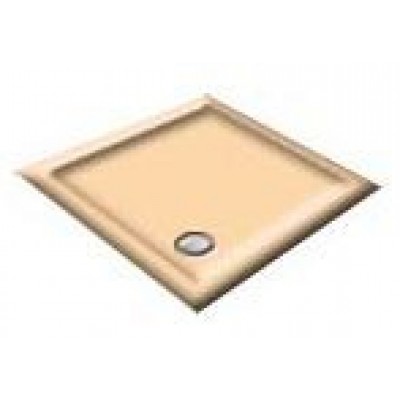 900x800 Almond Offset Quadrant Shower Trays