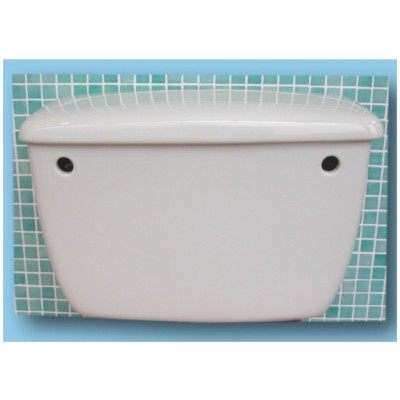 Old English White WC TOILET CISTERN 495mm close coupled model (lever flush)