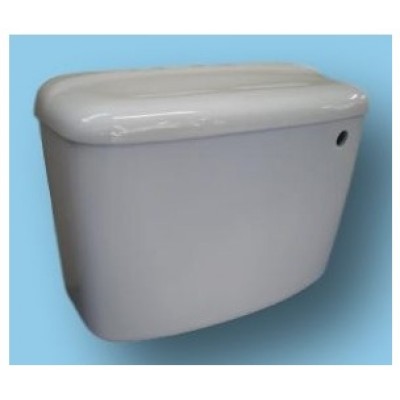 Sky Blue WC TOILET CISTERN 520mm close coupled model (lever flush)