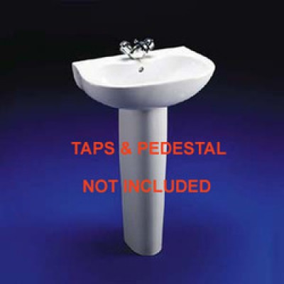 Space 1H Short Projection Basin - White