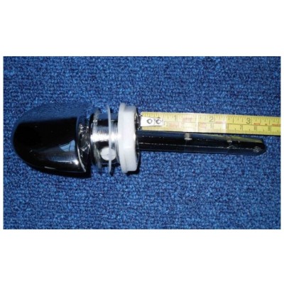 Side hole mounted cistern lever, Finish - Gold, Arm length 85mm (Long)