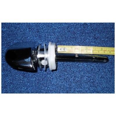 Universal  Side hole mounted cistern lever, Finish - Chrome, Arm length 70mm (short)
