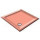 1400 Pompadour Offset Pentagon Shower Trays