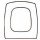 FLUTE Solid Wood Replacement Toilet Seats