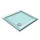 1000x1000x50mm Blue Grass Square Shower Trays