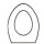 Meridian 1 Solid Wood Replacement Toilet Seat Style 1