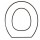 American Round Solid Wood Replacement Toilet Seat
