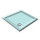 900x800 Blue Grass Rectangular Shower Trays