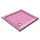 900x760 Flamingo Pink Rectangular Shower Trays