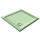 1400 Light Green Offset Pentagon Shower Trays